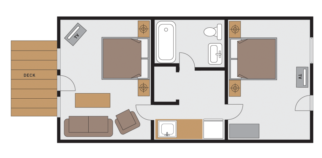 hotel luxury suite floor plan