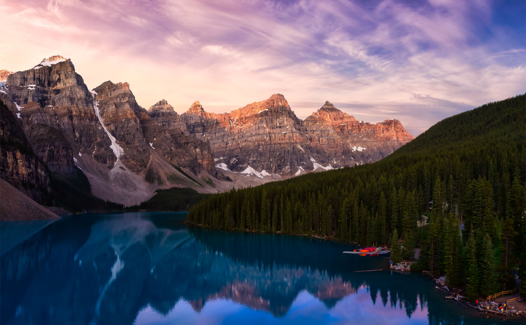 Moraine Lake Alberta Night Time